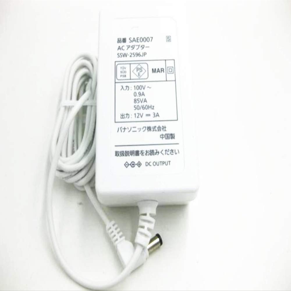 GHAG Replacement AC Adapter for Panasonic 12V 3A SAE0007 Big Tip with pin