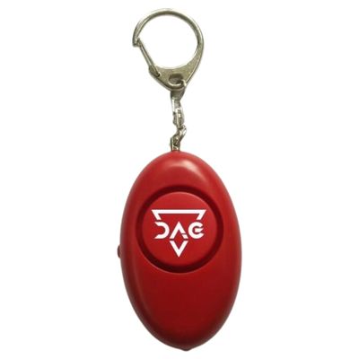 DAG Gear Personal Alarm with Flashing Lights (Single, Red)
