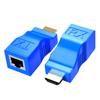 HDMI Repeater, 2 PCS HDMI Extender Transmitter and Receiver Network RJ45 Over Cat 5e / 6 1080p with Built-in Thunder Protection Circuit view 1