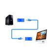HDMI Repeater, 2 PCS HDMI Extender Transmitter and Receiver Network RJ45 Over Cat 5e / 6 1080p with Built-in Thunder Protection Circuit view 4