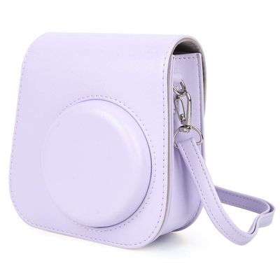 ciciglow PU Leather Case for Mini 11, Travel Camera Cover with Adjustable Shoulder Strap with Instant Film Camera()