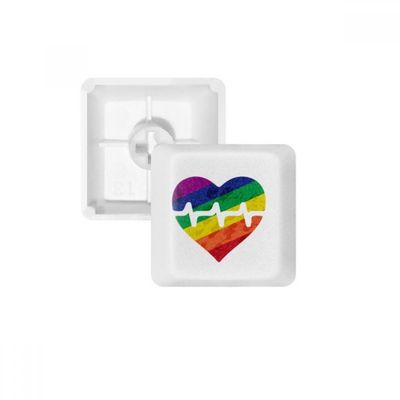 DIYthinker Heart Electron LGBT Rainbow Keycap Mechanical Keyboard PBT Gaming Upgrade Kit