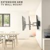 VIVO Extra Long 37 to 80 inch TV Wall Mount for LCD LED Flat and Curved Screens, Long Extended Arm Swivel Mount, Max VESA 800x400mmm, Black, MOUNT-VW080L view 2