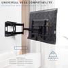 VIVO Extra Long 37 to 80 inch TV Wall Mount for LCD LED Flat and Curved Screens, Long Extended Arm Swivel Mount, Max VESA 800x400mmm, Black, MOUNT-VW080L view 3