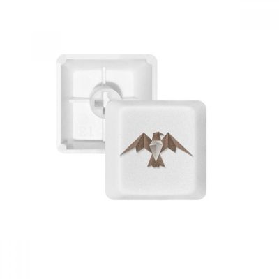 DIYthinker Geometric Abstract Eagle Origami Pattern Keycap Mechanical Keyboard PBT Gaming Upgrade Kit