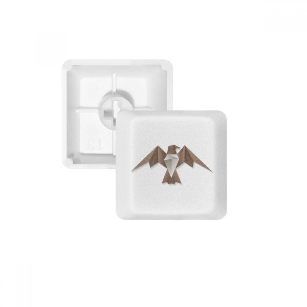 DIYthinker Geometric Abstract Eagle Origami Pattern Keycap Mechanical Keyboard PBT Gaming Upgrade Kit