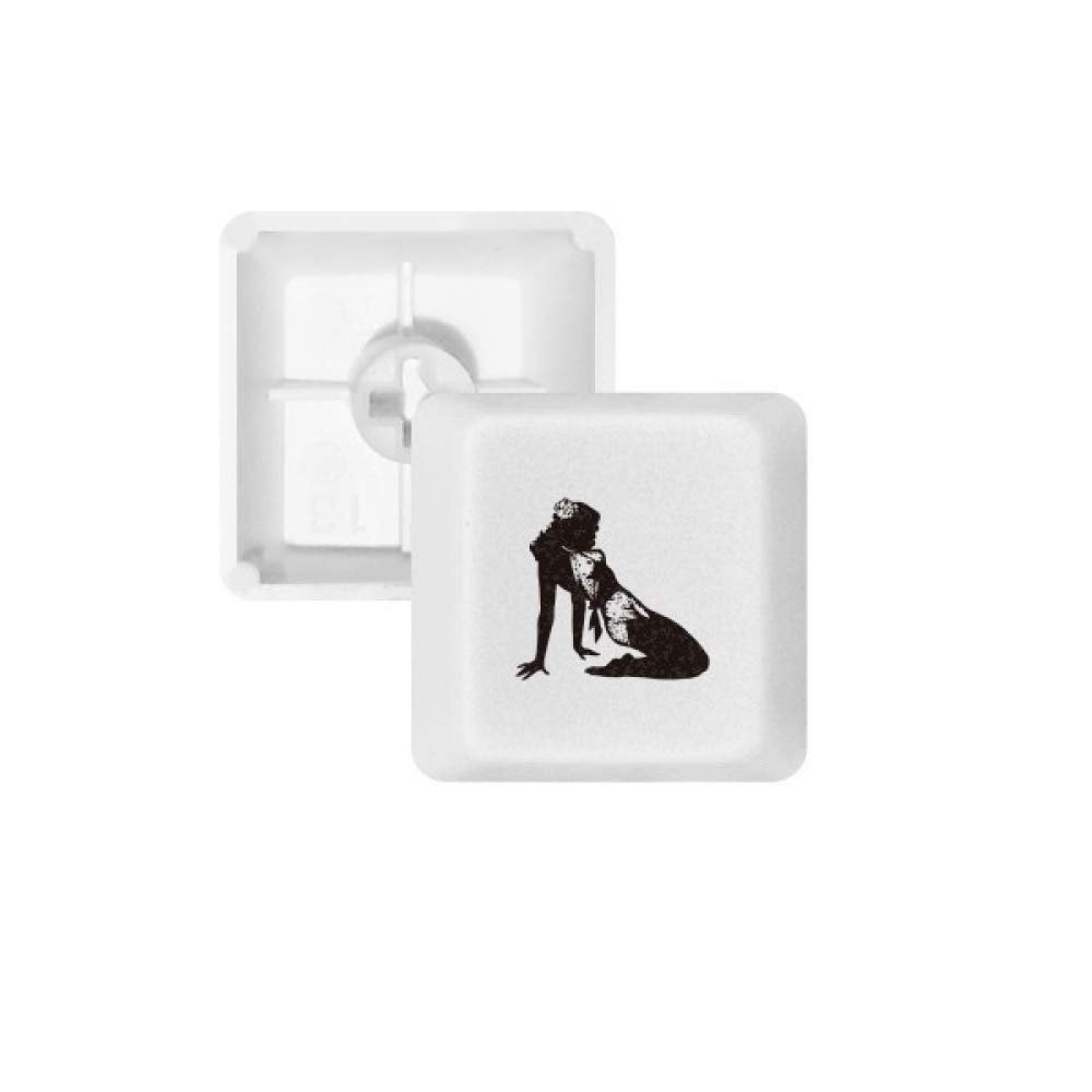 DIYthinker Hot Woman Girl Uniforms Keycap Mechanical Keyboard PBT Gaming Upgrade Kit