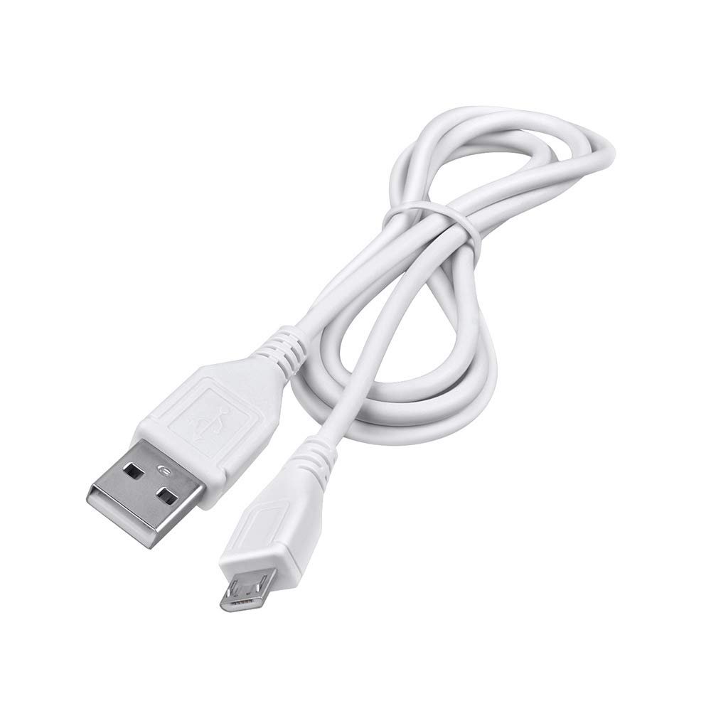 ABLEGRID 5ft White Micro USB PC Data Sync Cable Cord Lead for Hannspree HANNSpad HSG1279 SN1AT7 10.1 10.1-inch Android Tablet PC