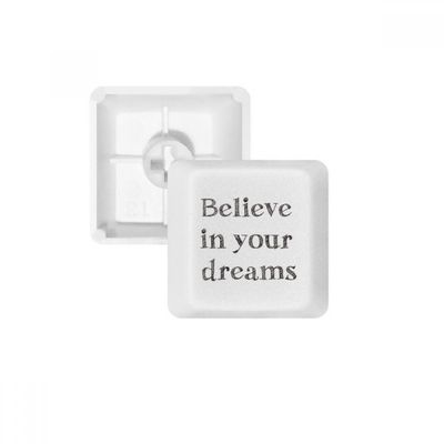 DIYthinker Believe in Your Dream Inspirational Keycap Mechanical Keyboard PBT Gaming Upgrade Kit
