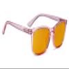 Blue Blocking Reading Glasses with Orange Lens - Square Computer Readers Women (Pink,+0.00) view 1
