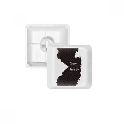 DIYthinker New Jersey USA Map Outline Keycap Mechanical Keyboard PBT Gaming Upgrade Kit