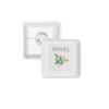 DIYthinker Natural Plants Island Painting Keycap Mechanical Keyboard PBT White OEM No Marking view 1