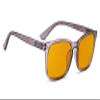 Blue Blocking Reading Glasses with Orange Lens - Square Computer Readers Women (Grey,+1.00) view 1
