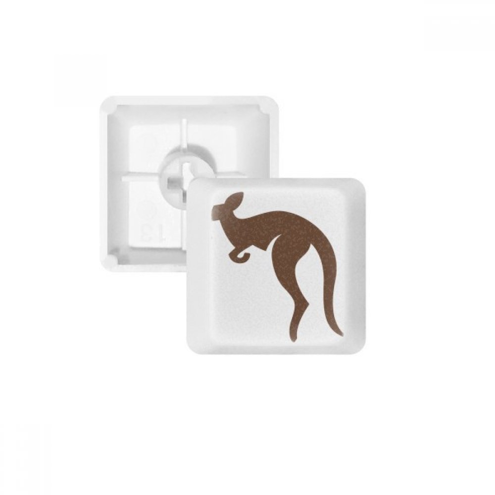 DIYthinker Australia Flavor Kangaroo Brown Outline Keycap Mechanical Keyboard PBT Gaming Upgrade Kit