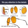 Bifocal Blue Light Blocking Computer Reading Glasses with Orange Tinted Filter Lens for Sleep Better (Brown,+1.50) view 3