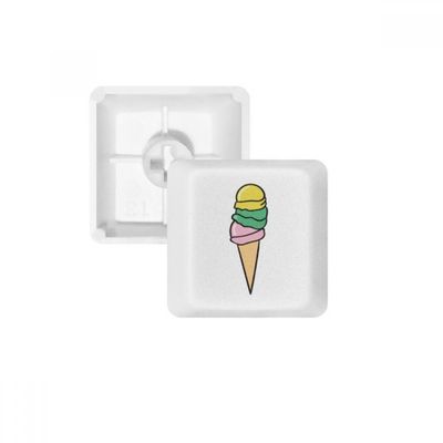 DIYthinker Yellow Green Pink Sweet Ice Cream Keycap Mechanical Keyboard PBT Gaming Upgrade Kit
