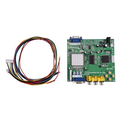 Video Converter Game CGA/EGA/YUV/RGB to VGA Video Output Converter Adapter Board for CRT LCD PDP Monitor