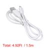ABLEGRID 5ft White Micro USB Data Cable Cord for Kobo Touch Edition Digital eReader Reader 2011 EREADER WHSMITH,Edition eReader view 2