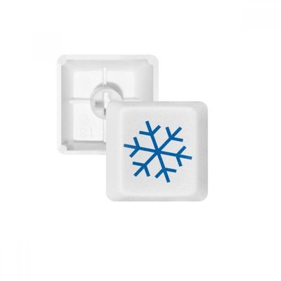 DIYthinker Winter Sport Snowflake Blue Outline Keycap Mechanical Keyboard PBT Gaming Upgrade Kit