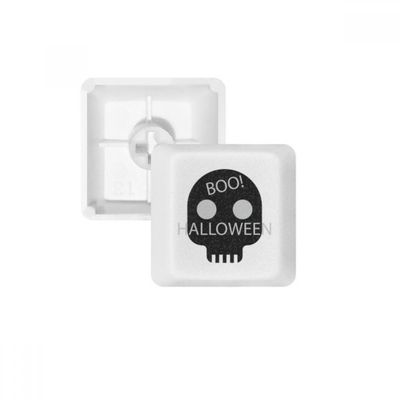 DIYthinker Simple Skull of Halloween Keycap Mechanical Keyboard PBT Gaming Upgrade Kit