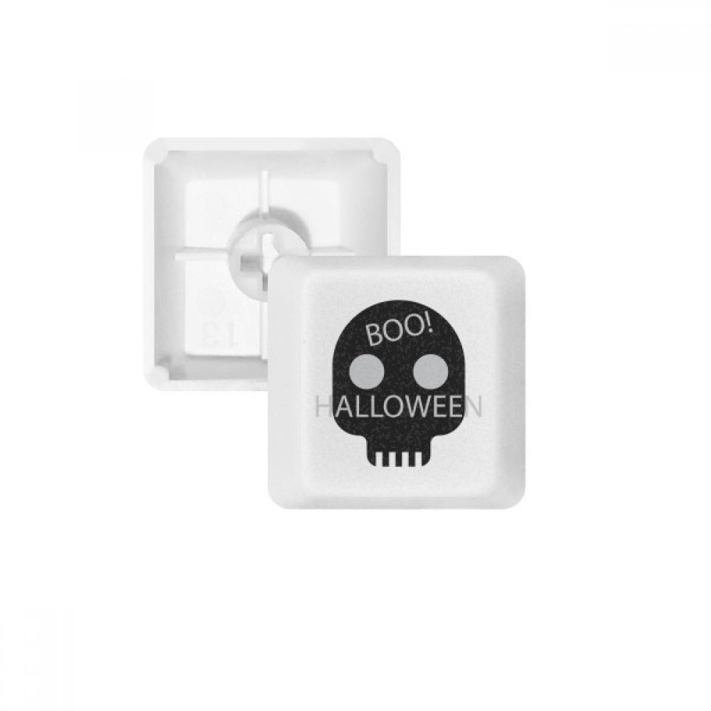 DIYthinker Simple Skull of Halloween Keycap Mechanical Keyboard PBT Gaming Upgrade Kit