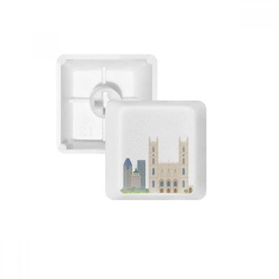 DIYthinker Canada Landmark and City Church Keycap Mechanical Keyboard PBT Gaming Upgrade Kit