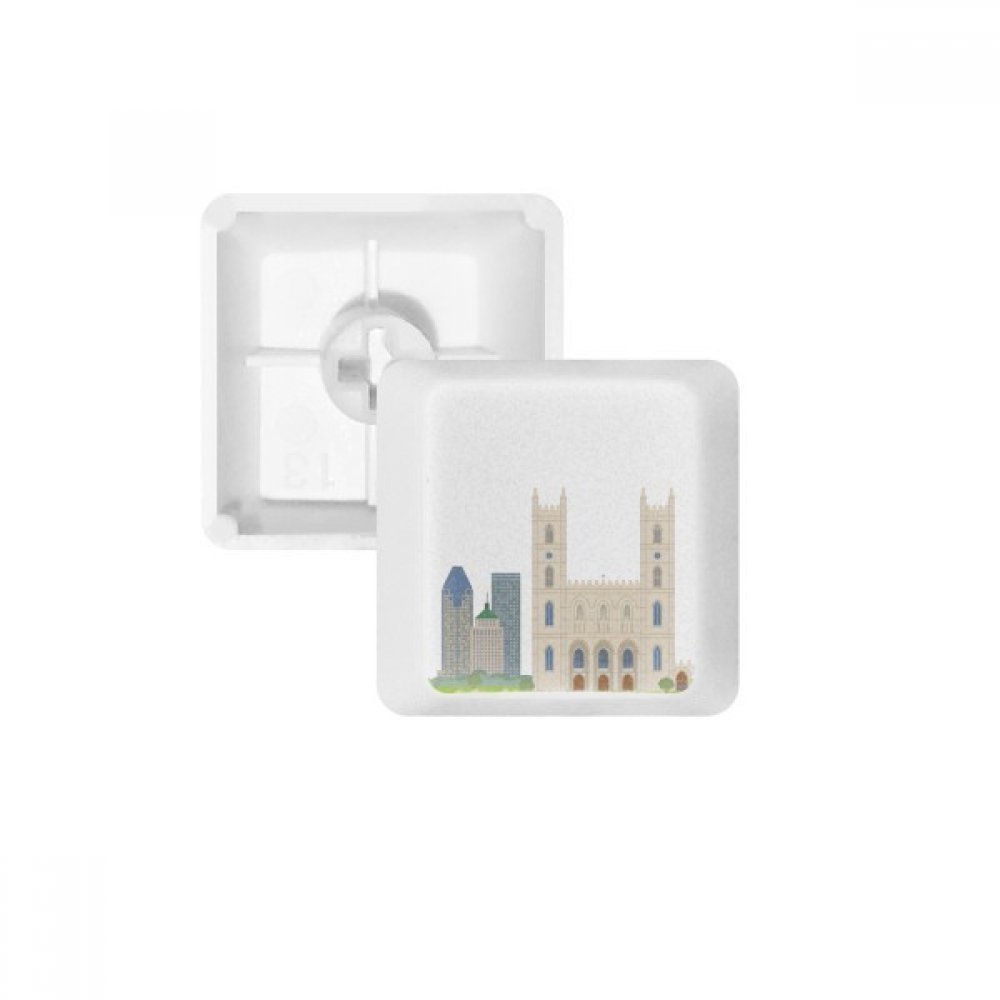 DIYthinker Canada Landmark and City Church Keycap Mechanical Keyboard PBT Gaming Upgrade Kit