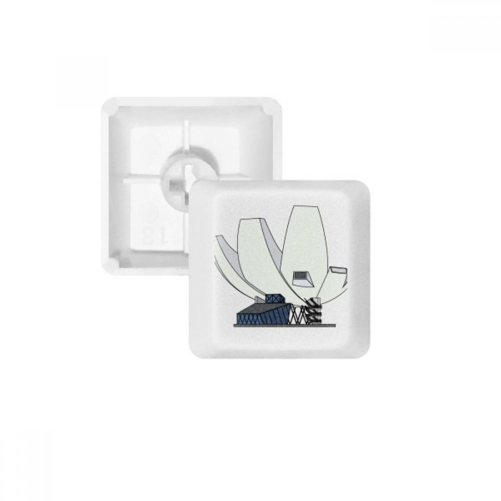 DIYthinker Singapore Art Science Museum Keycap Mechanical Keyboard PBT Gaming Upgrade Kit