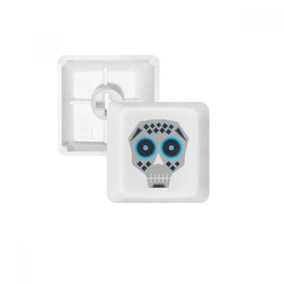 DIYthinker Blue Eyes Skull Mexico National Culture Illustration Keycap Mechanical Keyboard PBT Gaming Upgrade Kit
