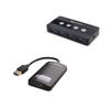 Cable Matters KVM Switch Kit with 4 Port USB 3.0 Switch Hub and USB to HDMI Adapter for Keyboeard, Mouse, and Monitor view 1
