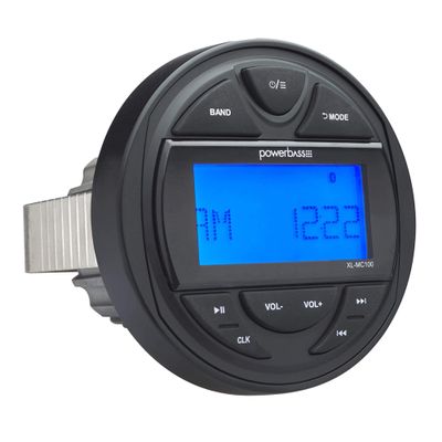 PowerBass MC-100 - Marine Grade Radio 25W X 4 with Built in Bluetooth & AM/FM Weather Band