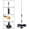 Kaunosta SMA 4G LTE Antenna 1090 MHz 6dbi Twin-Screw Magnetic Base Antenna with SMA Male Extension Cable 9.8ft for GSM Signal Booster 3G 4G LTE Routers Modems with SMA Connectors 2pcsc view 2