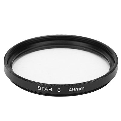 Star Filter, 49mm Circular Star Filter Camera Lens Filter, Night Scenes Filter for SLR Cameras