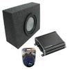 Harmony Audio A102 Bundle with Universal Regular Standard Cab Truck Single 10" Sub Box & CXA800.1 view 1