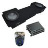Harmony Audio Compatible with 2002-2013 GMC Sierra HD Crew Truck Bundle R104 Dual 10" Sub Box & CXA400.1 Amp view 1