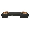 Harmony Audio Compatible with 2002-2013 GMC Sierra HD Crew Truck Bundle R104 Dual 10" Sub Box & CXA400.1 Amp view 3