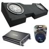 American Sound Connection ASC GM2X10-CREW14UP Compatible with GMC Sierra Crew Cab 2014-2018 Dual 10" Sub Box, 43CWR102 10" CompR CWR10 Series 400W RMS 2 Ohm DVC Car Sub - Refurbished view 1