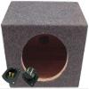 American Sound Connection ASC RF110H Universal Car Audio Single 10" Sealed Subwoofer Rear Angle Sub Box Enclosure 5/8" MDF Wood, 43C104 10" Comp C10 Series Sub view 3