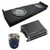American Sound Connection ASC FTB2X10-15CREW Compatible with Ford F150 Crew 2015-2025 Dual 10" Subwoofer Enclosure, 43CVT104 10" CompVT CVT10 350W RMS 4 Ohm SVC Sub & 46CXA8001T D Mono 1600W Sub Amp view 1