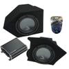 Harmony Audio HA-R104 Compatible with Chevy Camaro Coupe 1993-2002 Rear Pocket Rhythm Series 10" Sub, 46CXA4001 Car Audio Class D Mono 800W Peak Sub Amplifier and SIDEPKT1X10 10" Custom Sub Box view 1