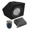 Harmony Audio A102 Bundle Compatible with Pontiac Firebird Coupe 93-02 Passenger Side 10" Sub Box & CXA800.1 view 1