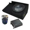 Harmony Audio Bundle R104 Compatible with Chevy CK Silverado Ext Truck 1988-1998 Single 10 Sub Box & CXA400.1 view 1