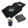 Harmony Audio Bundle R124 Compatible with Chevy Camaro Coupe 1993-2002 Dual 12" Sub Box Enclosure & CXA400.1 view 1