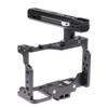 Camera Cage Stabilizer,Aluminum Alloy Camera Video Cage with Cold Shoe and Top Handle Grip for DSLR Camera Nikon Z6 Z7 view 1