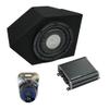 Harmony Audio F104 Bundle Compatible with Chevy Camaro Coupe 1993-2002 Passenger Side 10" Sub Box & CXA400.1 view 1
