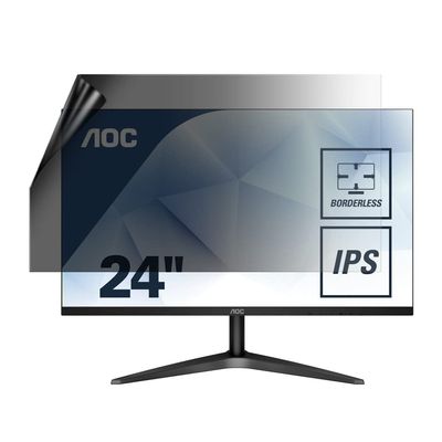 celicious Privacy Lite 2-Way Anti-Glare Anti-Spy Filter Screen Protector Film Compatible with AOC Monitor 24B1XHS