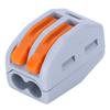 20pcs Wire Quick Connector -212 Compact Wiring Connector 2 Port Push in Lighting Electrical Cable Fast Connection view 1