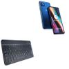 BoxWave Keyboard Compatible with Motorola Moto G 5G Plus - SlimKeys Bluetooth Keyboard, Portable Thin with Chiclet-Style Keys - Jet Black view 1