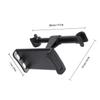 Hemobllo 1pc Car Rear Pillow Bracket for Headrest Support Car Back Seat Holder for Phones Tablets Black Lazy Bracket for Easy Installation and Stability view 2