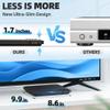 Ultra Slim DVD Player, Thin HDMI AV DVD Players for TV, 0.6 Inch Design with Region Free & Colourful HD Pixels, Supports USB Playback, NTSC/PAL DVD Player with HDMI & RCA Cables, Remote Control. view 4